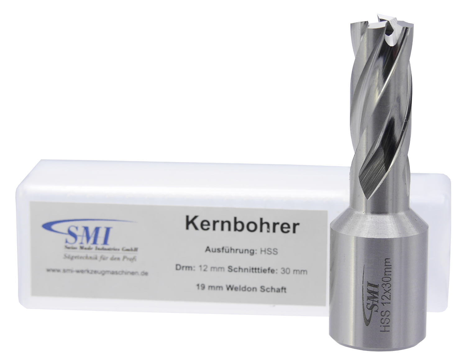 Kernlochbohrer Set HSS Kernbohrer Mit Weldon-Aufnahme - Schneidedurchmesser 12-30mm, 19mm Schaft, 35mm Schnitttiefe - Perfekt Für Metallbohrungen XCAN Lochsägen