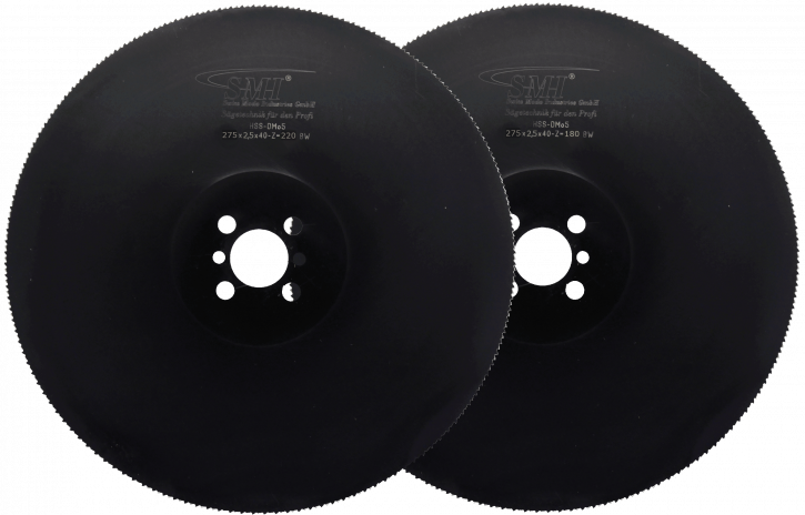 Metallkreissägeblatt HSS Dmo5 275x2,5x40 180 Z + 220 Z MIX-Set