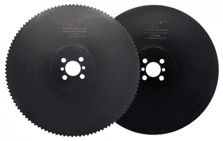 Metallkreissägeblatt HSS Dmo5 275x2,5x40 140 Z + 220 Z MIX-Set