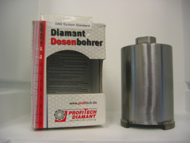 ProfiTech Chrom Line Diamantbohrkrone 68 mm extra Lang