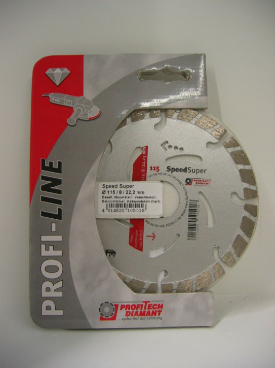 ProfiTech Profi Line Speed Super 115x22,2 mm Diamanttrennscheibe