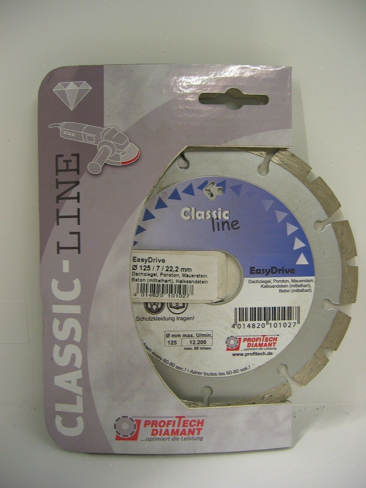 ProfiTech Classic Line EasyDrive 125x22,2 mm Diamanttrennscheibe
