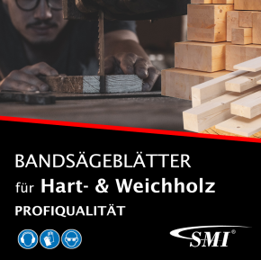 Holz-Bandsägeblatt 3380 x 25 x 0,6 mm 3 ZpZ 2er-Set