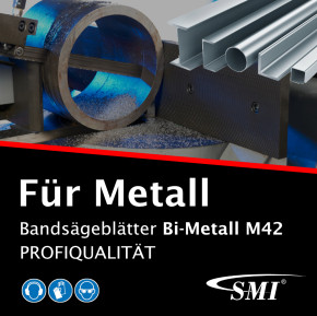 Bi-Metall Bandsägeblatt M42 - 1620 x 13 x 0,65 8/12 ZpZ  2er SET