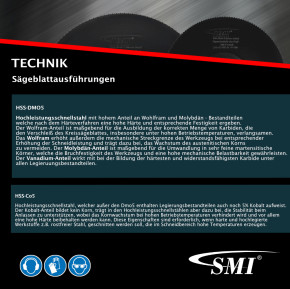 Metall-Kreissägeblatt HSS Dmo5 350 x 3,0 x 40 - 140 Zähne